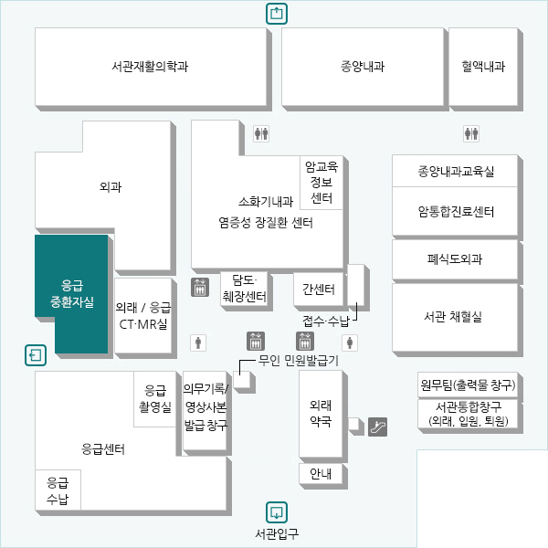 심혈관과 뇌혈관 응급환자에 대한 신속한 조기 응급 처치를 제공하여 중환자에 대한 진료서비스와 의료 접근성을 강화하고 있습니다.